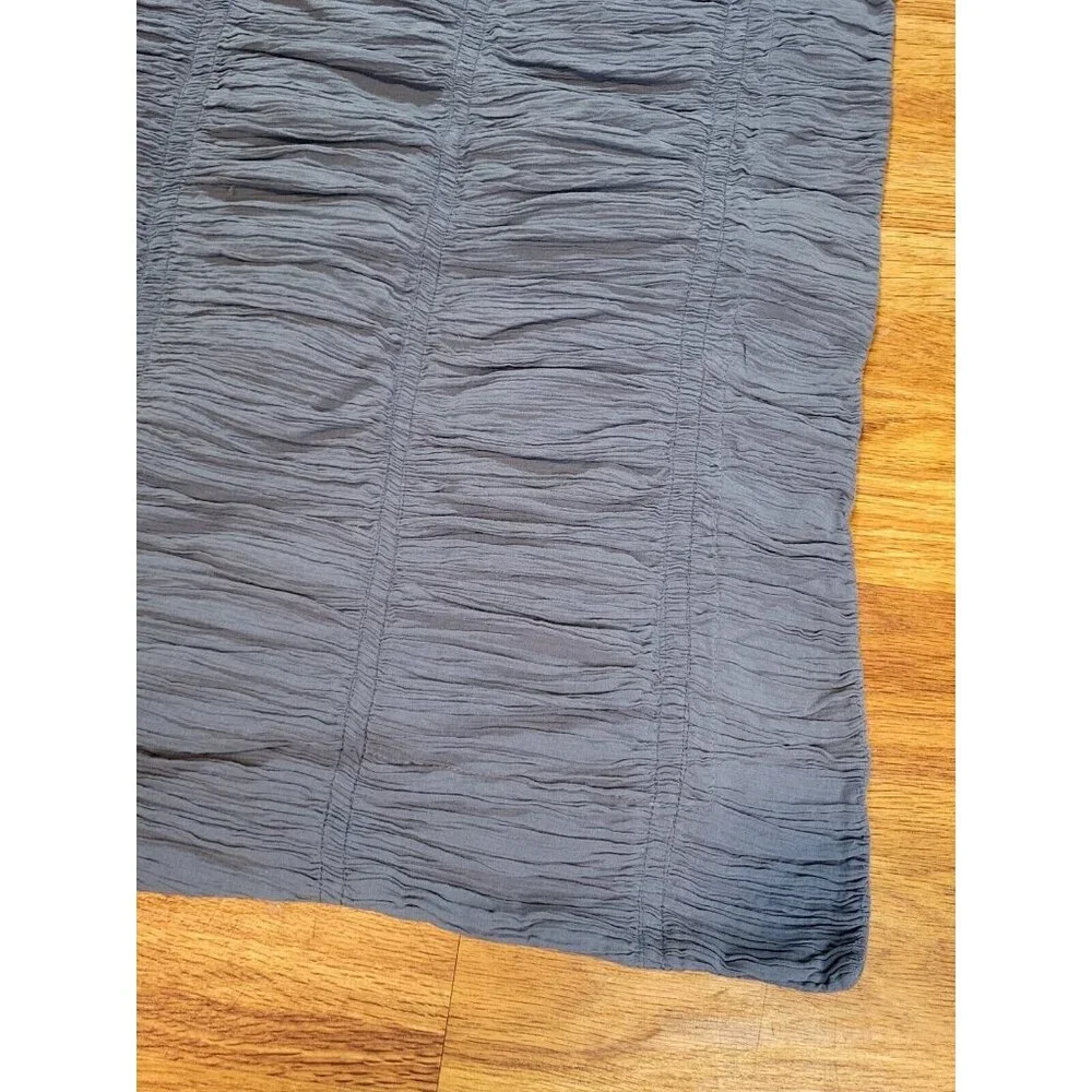 Pottery Barn Stone Blue‎ Textured Gauze Crepe Sham